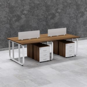 Bàn Cụm 4 Nhân Viên Cao Cấp BKHOME FGBCNV053