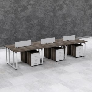 Bàn Cụm 6 Nhân Viên Cao Cấp BKHOME FGBCNV054
