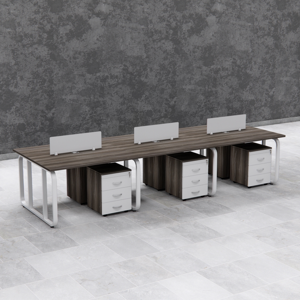 Bàn Cụm 6 Nhân Viên Cao Cấp BKHOME FGBCNV054