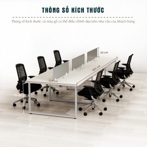 Bàn Cụm 6 Nhân Viên Cao Cấp BKHOME FGBCNV03