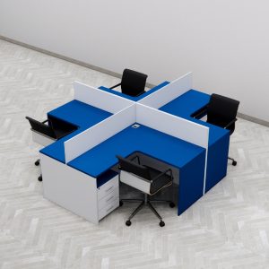 Bàn Cụm 4 Nhân Viên Cao Cấp BKHOME FGBCNV010