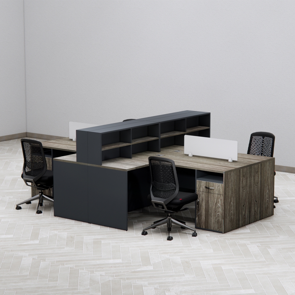 Bàn Cụm 4 Nhân Viên Cao Cấp BKHOME FGBCNV0015