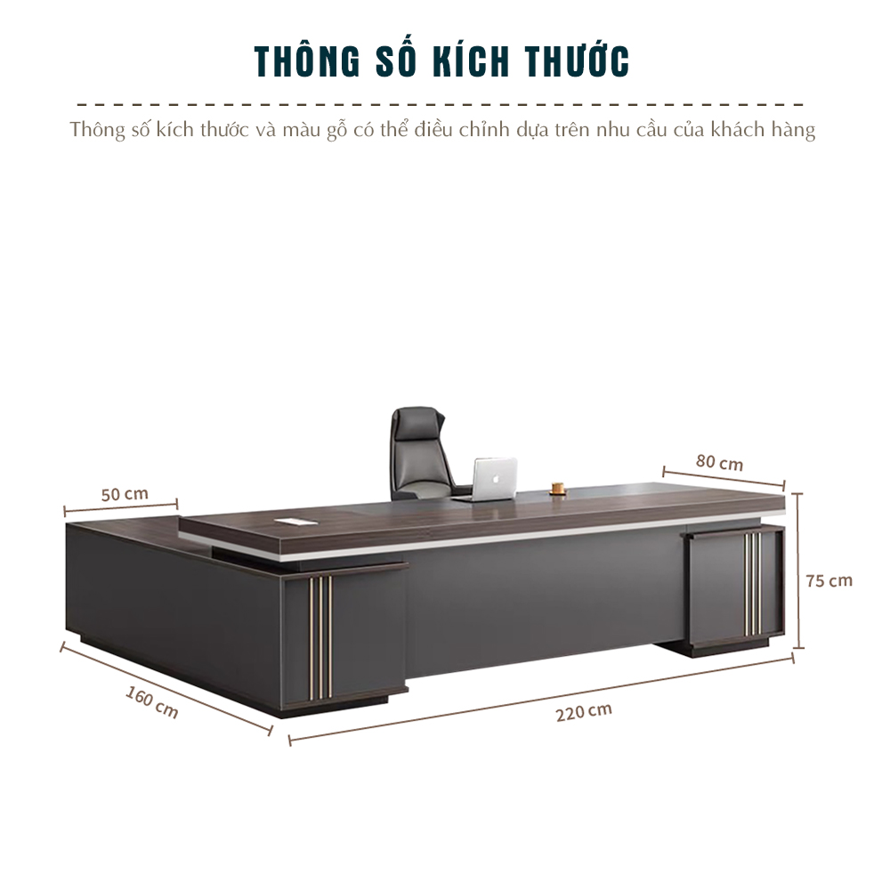ban-giam-doc-fergus-fgbgd065-6-1 bàn giám đốc có viền kim loại, FGBGD065, bàn giám đốc sang trọng, bàn MDF phủ Melamin