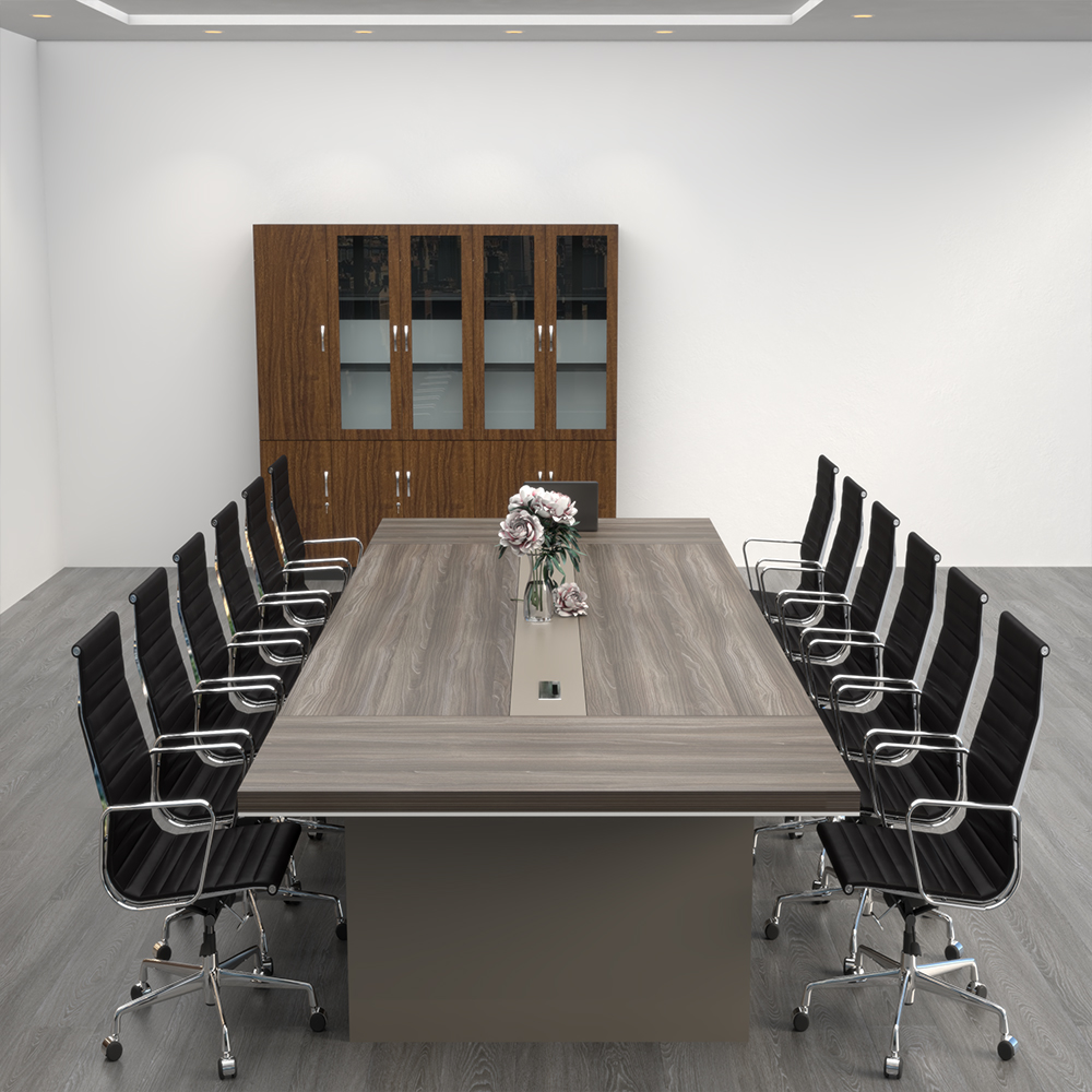 bàn họp văn phòng đẹp, bàn họp dài 3m6, bàn MDF phủ Melamin, bàn họp BK HOME