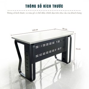 Bàn Nhân Viên Chân Atlas Nhập Khẩu Cao Cấp BKHOME FGBNV025