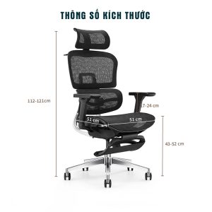 Ghế Xoay Công Thái Học Cao Cấp BKHOME FGEG02