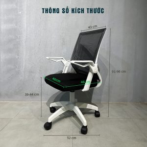 ghe xoay nhan vien lung luoi fga628 6