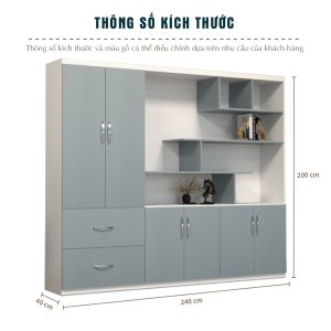 Tủ Giám Đốc Cao Cấp BKHOME FGTGD023