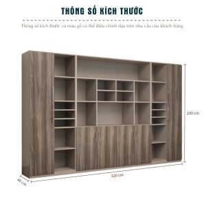Tủ Giám Đốc Cao Cấp BKHOME FGTGD043