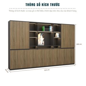 Tủ Giám Đốc Cao Cấp BKHOME FGTGD045