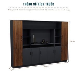 Tủ Giám Đốc Cao Cấp BKHOME FGTGD046