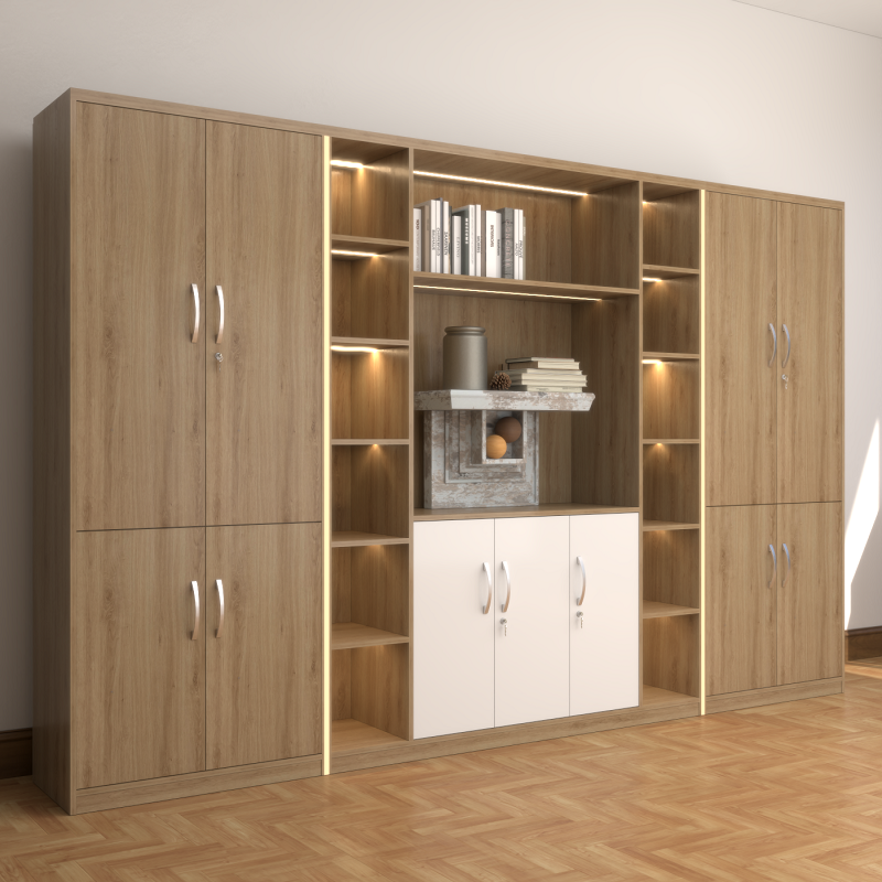 tu-giam-doc-tgdfg04-2-1 Tủ giám đốc TGDFG04 làm từ gỗ MDF cao cấp, thiết kế hiện đại với màu sắc trang nhã và các chi tiết hoàn thiện tinh xảo. Tủ có nhiều ngăn kệ và khoang chứa rộng rãi