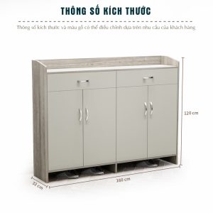 Tủ Giày Cao Cấp BKHOME FGTG011
