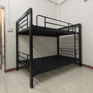 Giường tầng sắt cao cấp khung sắt hộp 1m2 x 2m màu đen